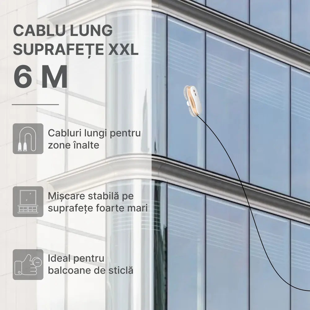robot geamuri smart cu telecomanda si functie de pulverizare integrata