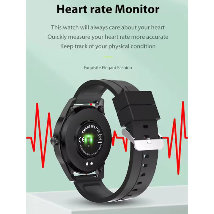 smartwatch cu notificări pentru apeluri și mesaje direct la încheietură