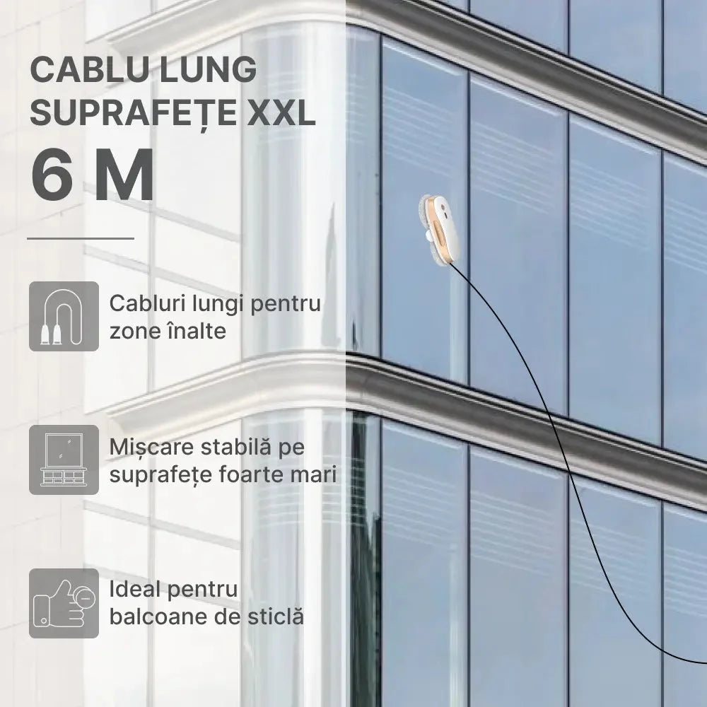 robot geamuri smart cu telecomanda si functie de pulverizare integrata