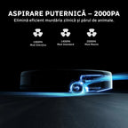 aspirator robot compact pentru curatare sub mobilier si spatii greu accesibile