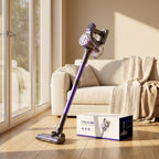 aspirator vertical cu perie LED pentru vizibilitate în zonele întunecate