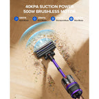Aspirator Vertical V20 3 in 1, Fara Fir, Curatare Uscata si Umeda SeveShop