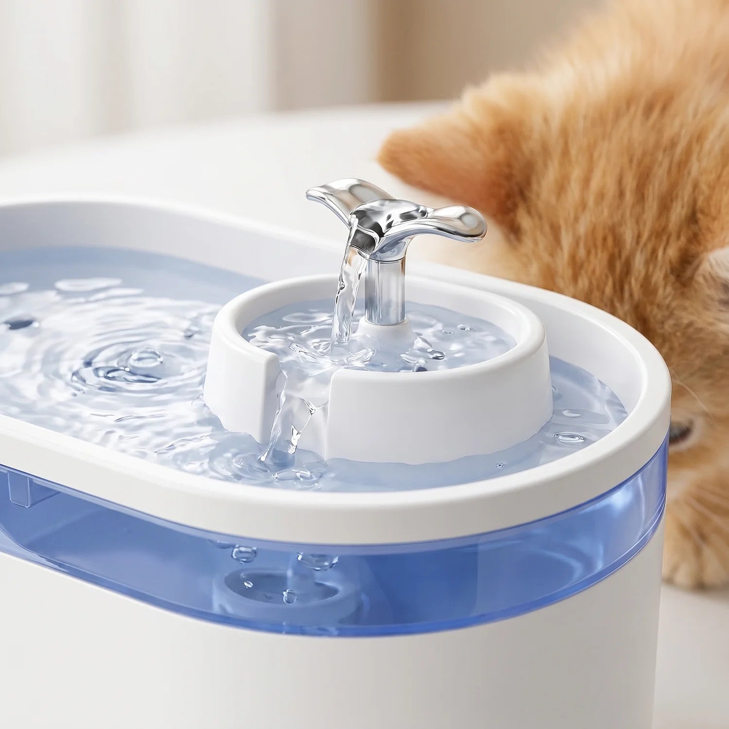 Fantana Apa Automata pentru Pisici si Caini, Ultra Silentioasa, 2.8L